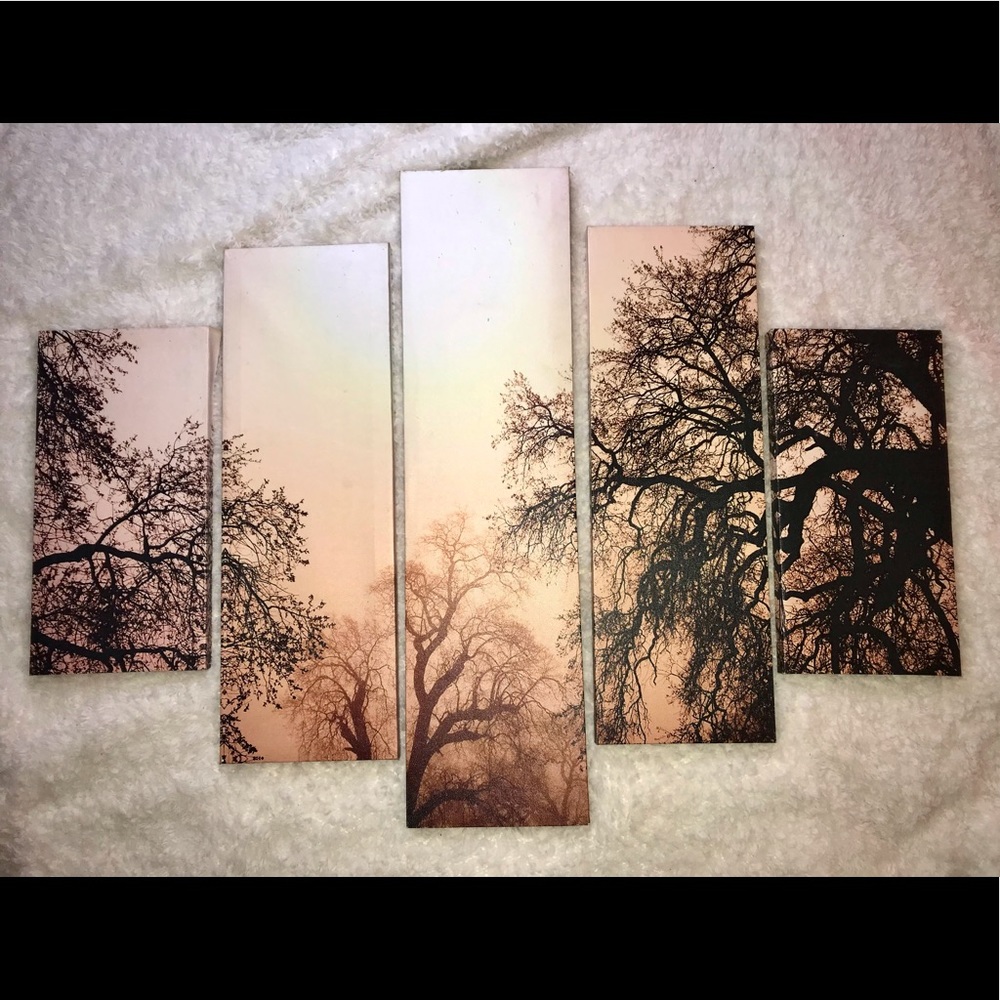 5 piece wall decor
